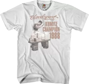 1988 Kumite Champion Bloodsport T-Shirt