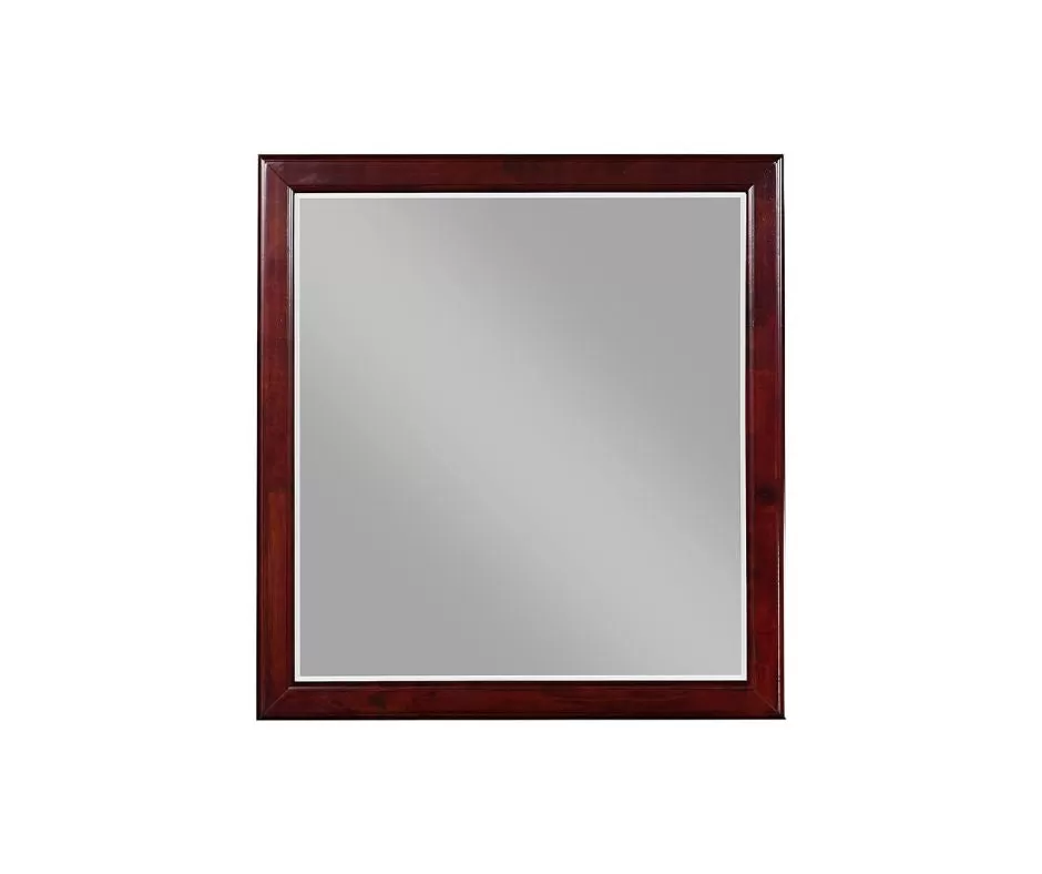 38 Dark Brown Framed Dresser Mirror