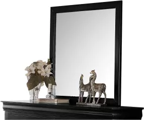 38 Dark Brown Framed Dresser Mirror