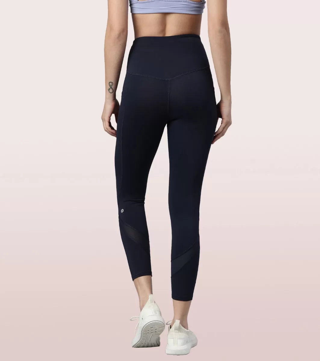 Active Cottony Legging| Feels Like Cotton Dry Fit High Waist 7/8th Length Legging