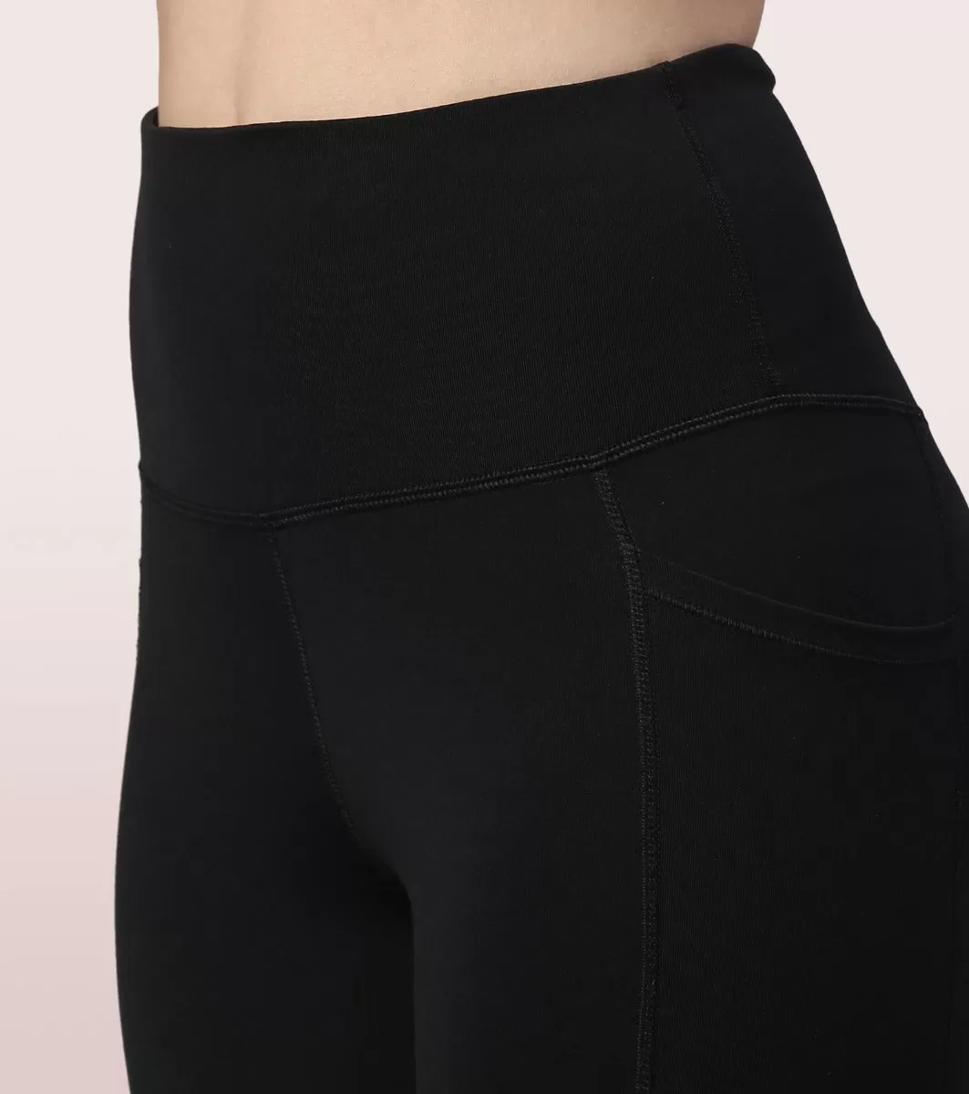 Active Cottony Legging| Feels Like Cotton Dry Fit High Waist 7/8th Length Legging