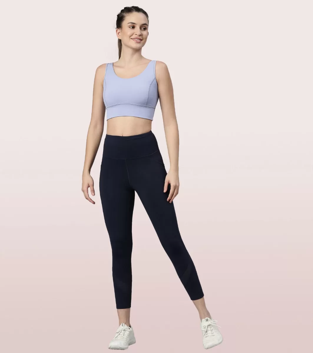 Active Cottony Legging| Feels Like Cotton Dry Fit High Waist 7/8th Length Legging