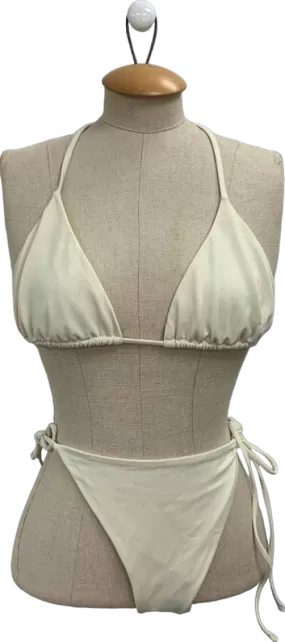 Adanola Cream Classic Bikini Top and Bottoms Set UK XXL