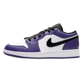 Air Jordan 1 Low GS "Court Purple White"