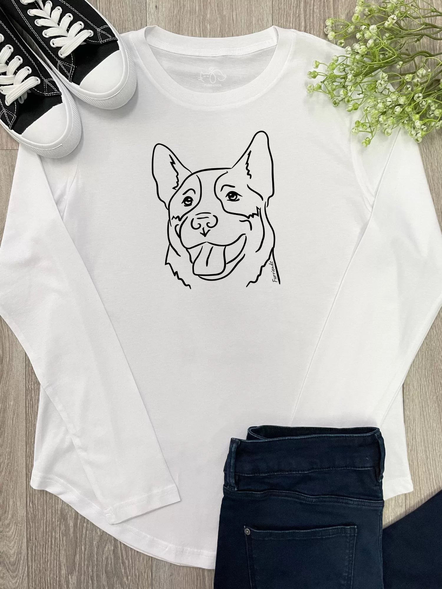 Australian Cattle Dog Olivia Long Sleeve Tee