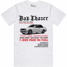 BAG CHASER (Red) : White Sneaker Tees Shirt