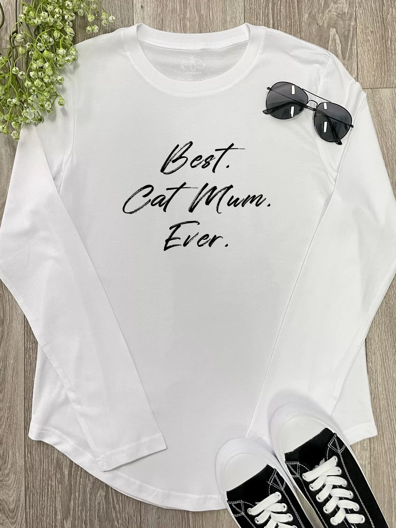 Best. Cat Mum. Ever. Olivia Long Sleeve Tee