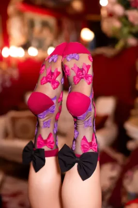 BIG BOW ENERGY SHEER CREW SOCK