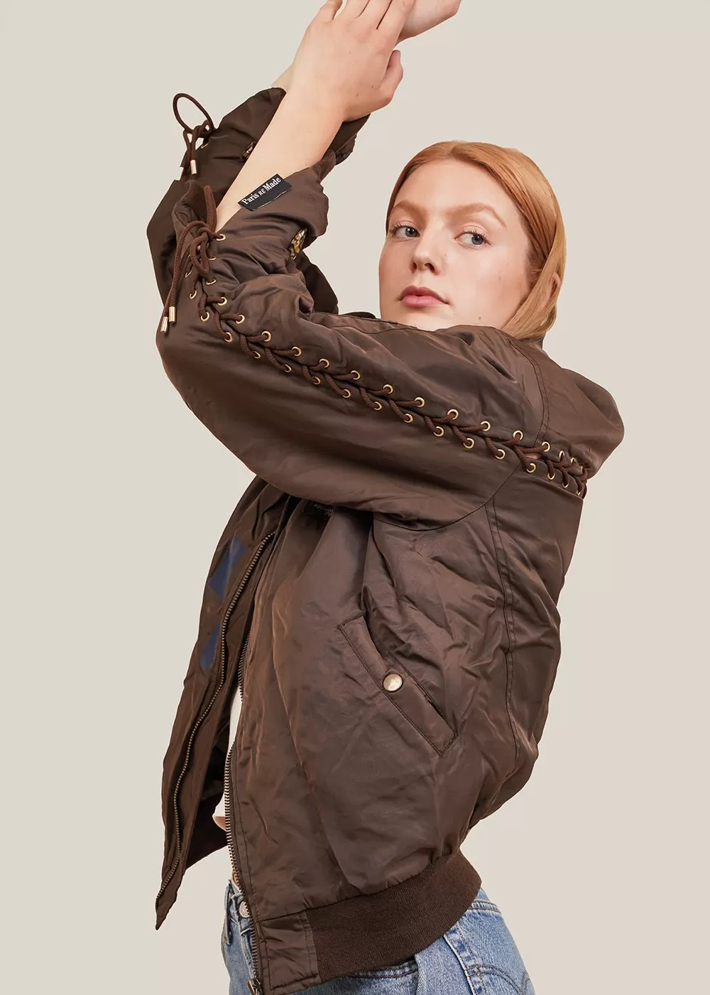 Brown Iconic Bomber