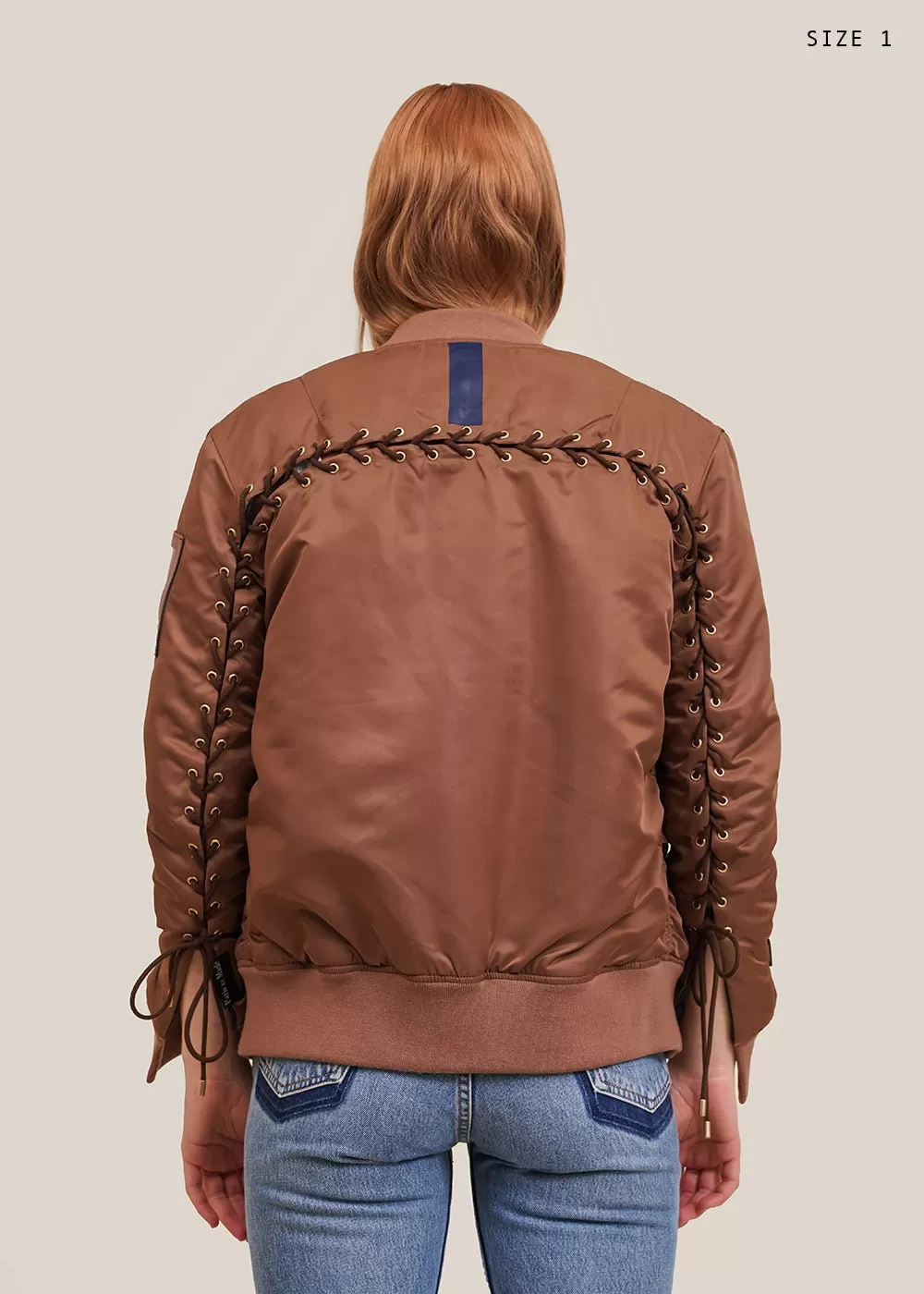 Brown Iconic Bomber