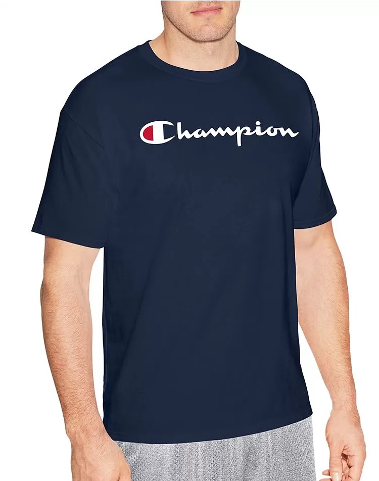 Champion Big Script Printed Logo Tee