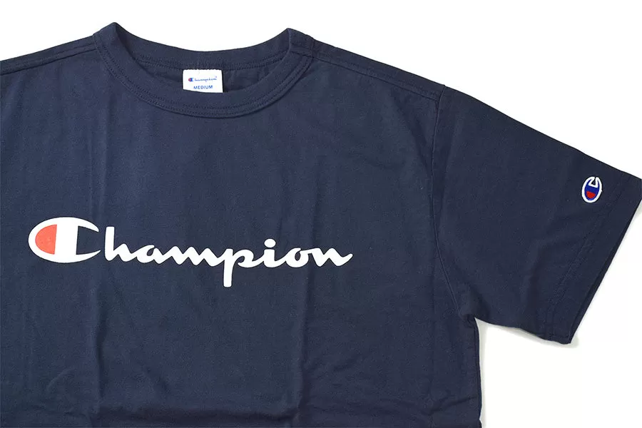 Champion Big Script Printed Logo Tee