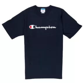 Champion Big Script Printed Logo Tee