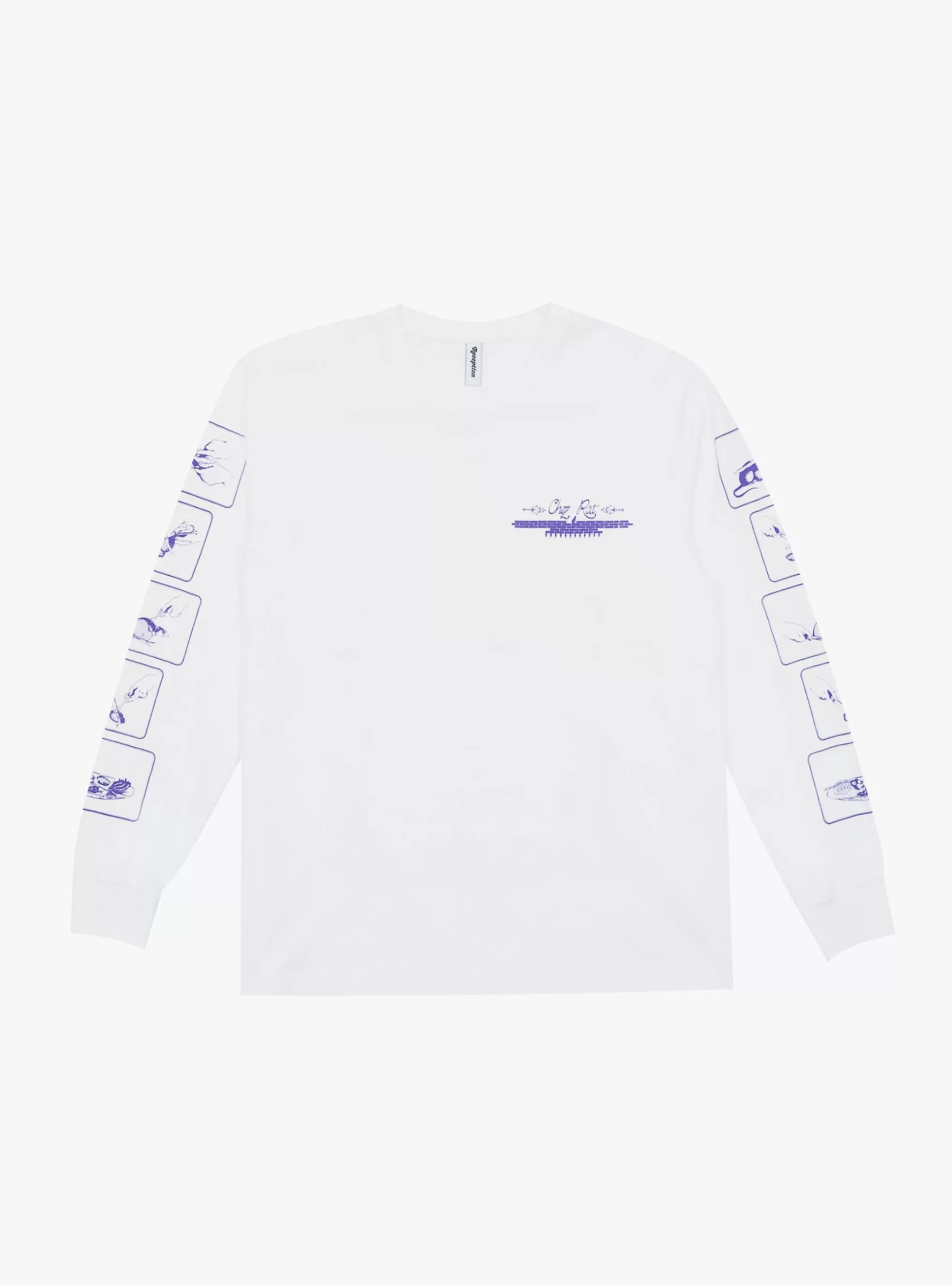 Chez Rat Long Sleeve T-shirt White