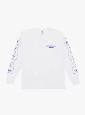 Chez Rat Long Sleeve T-shirt White