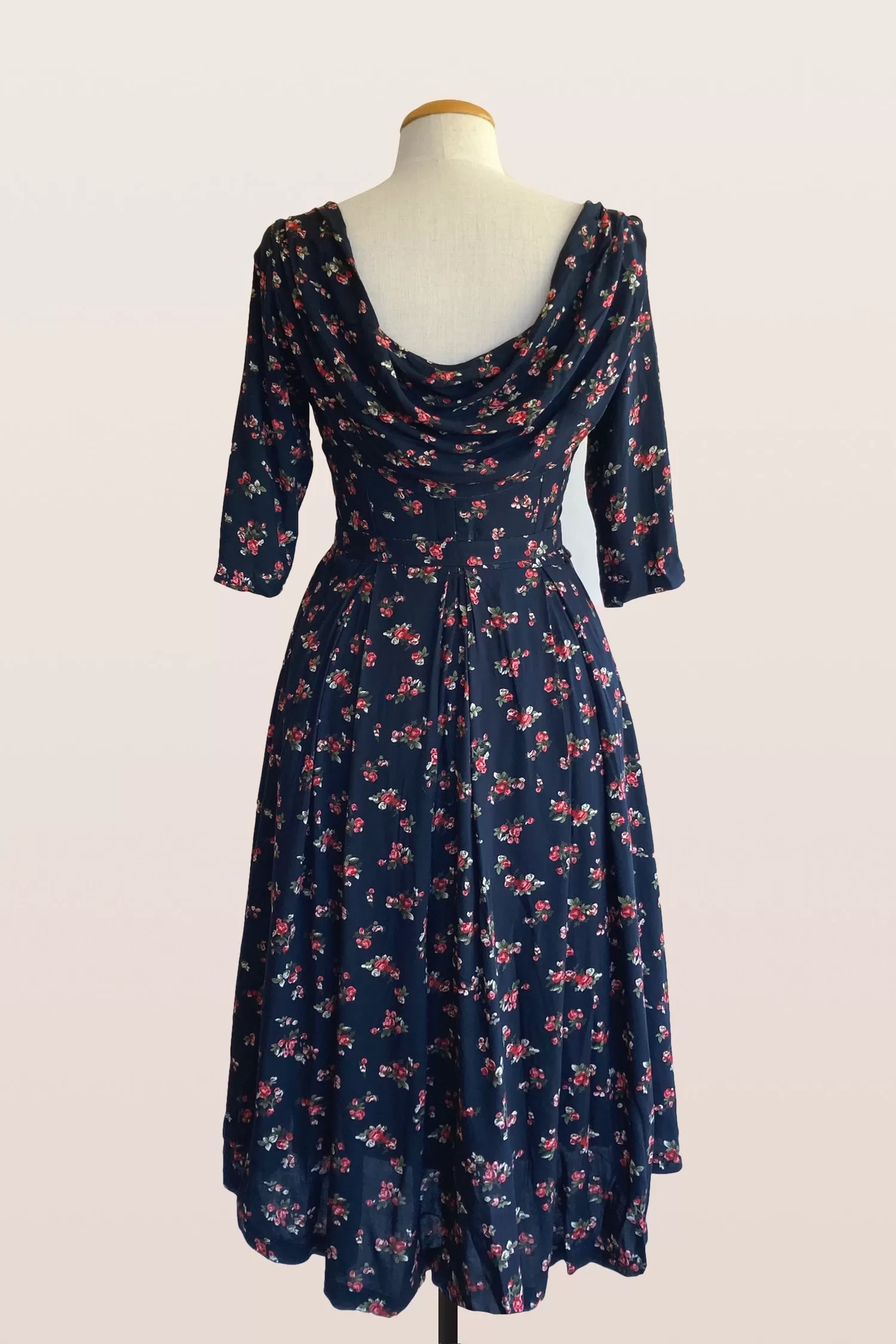 Deborah French Roses Dress