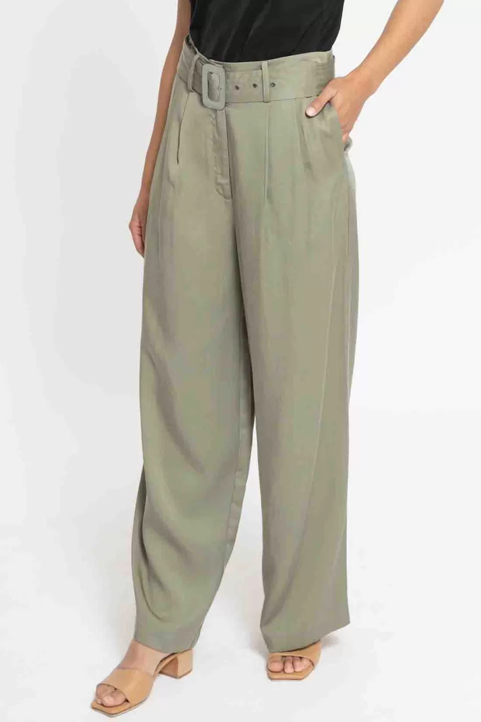 Georgie Sage Wide Leg Pants