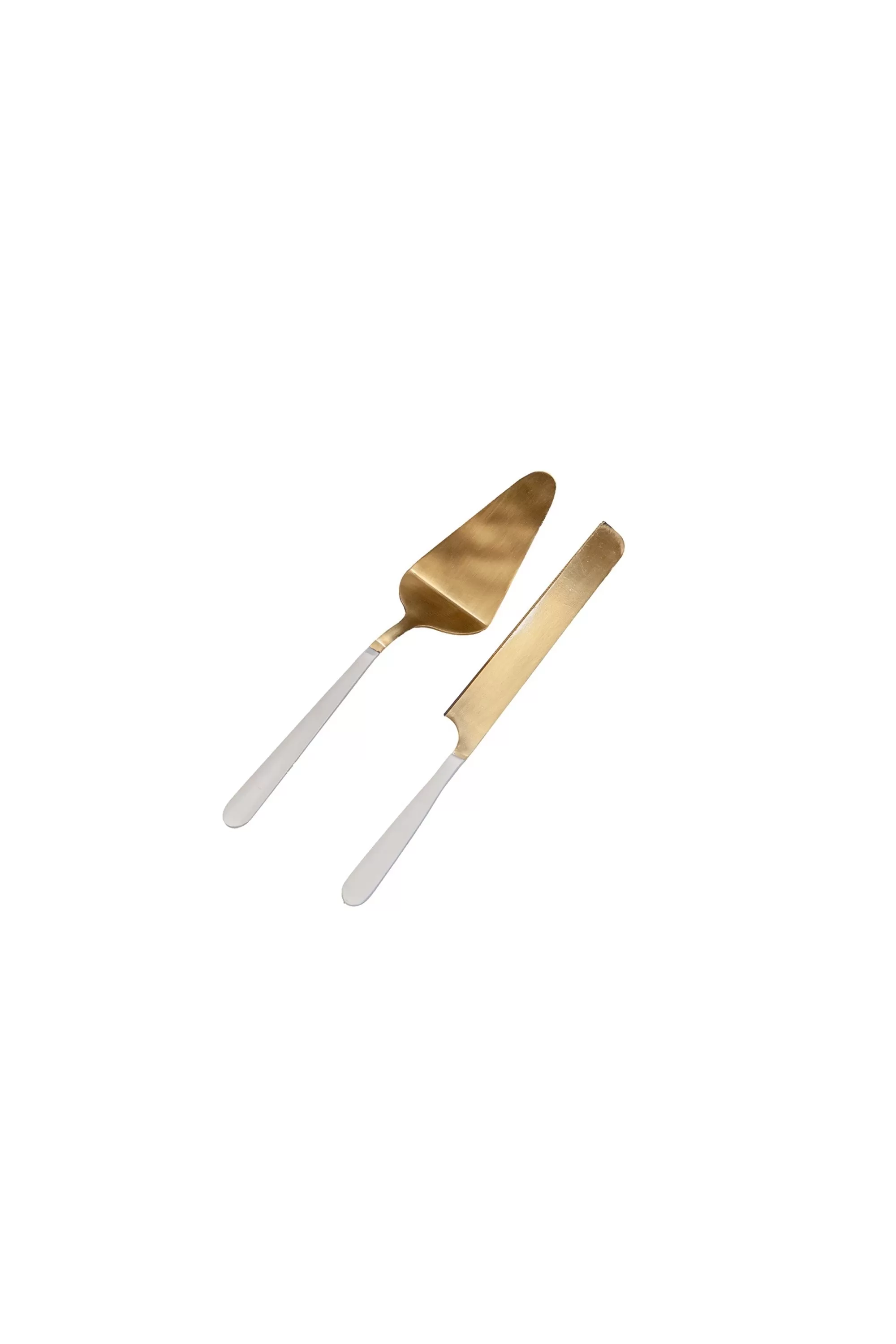 Gold Cake Serving Set