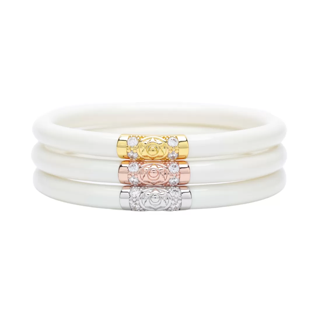 Ivory Three Kings BuDhaGirl All Weather Bangle Set (Set of 3)