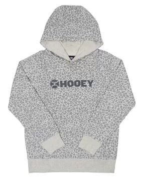 Kids' Snow Leopard Heather Hoody