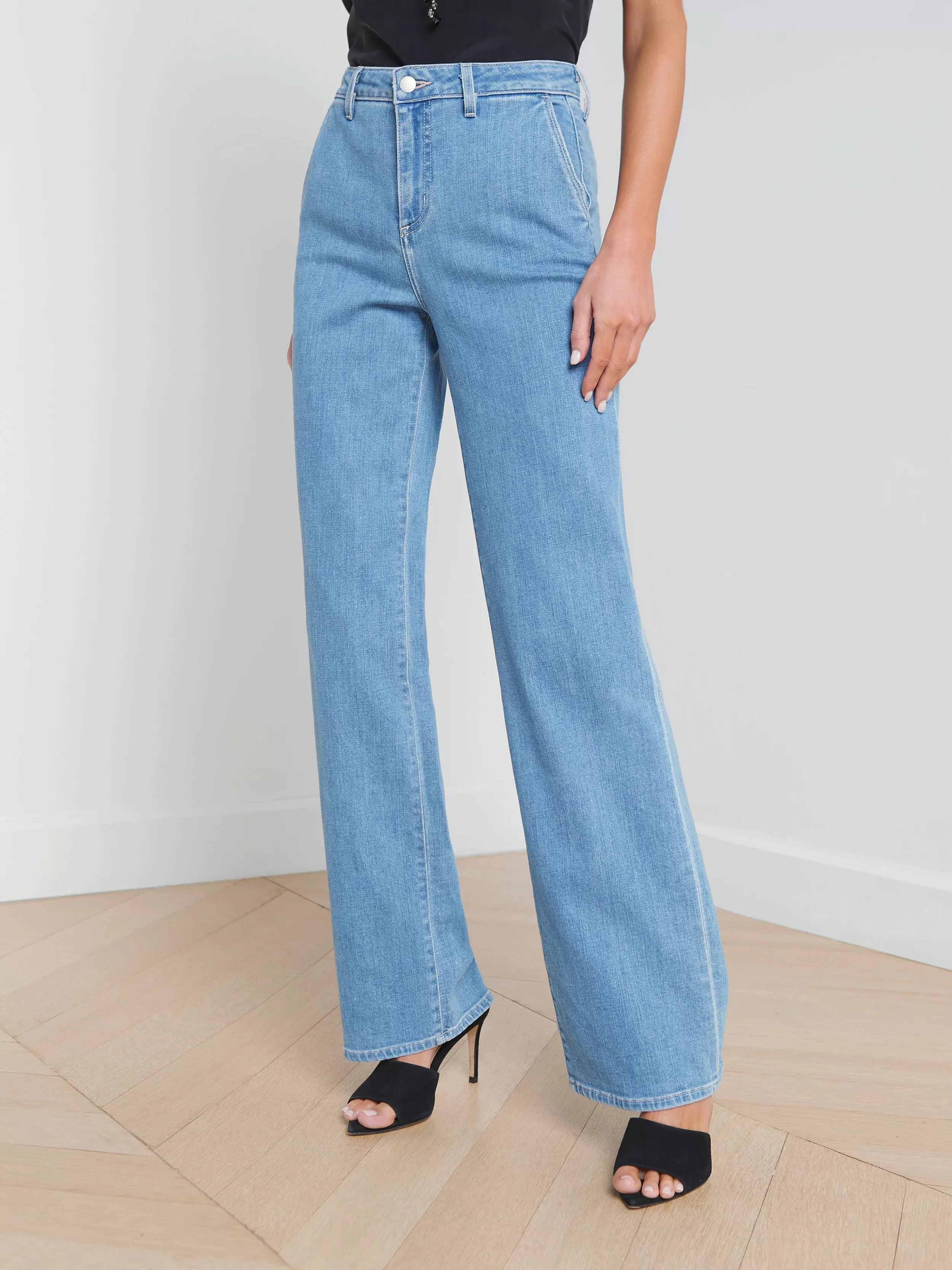 L’agence - Weston Wide Leg Jean - Belize