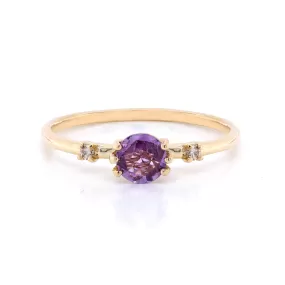 Lana II | purple sapphire & diamonds