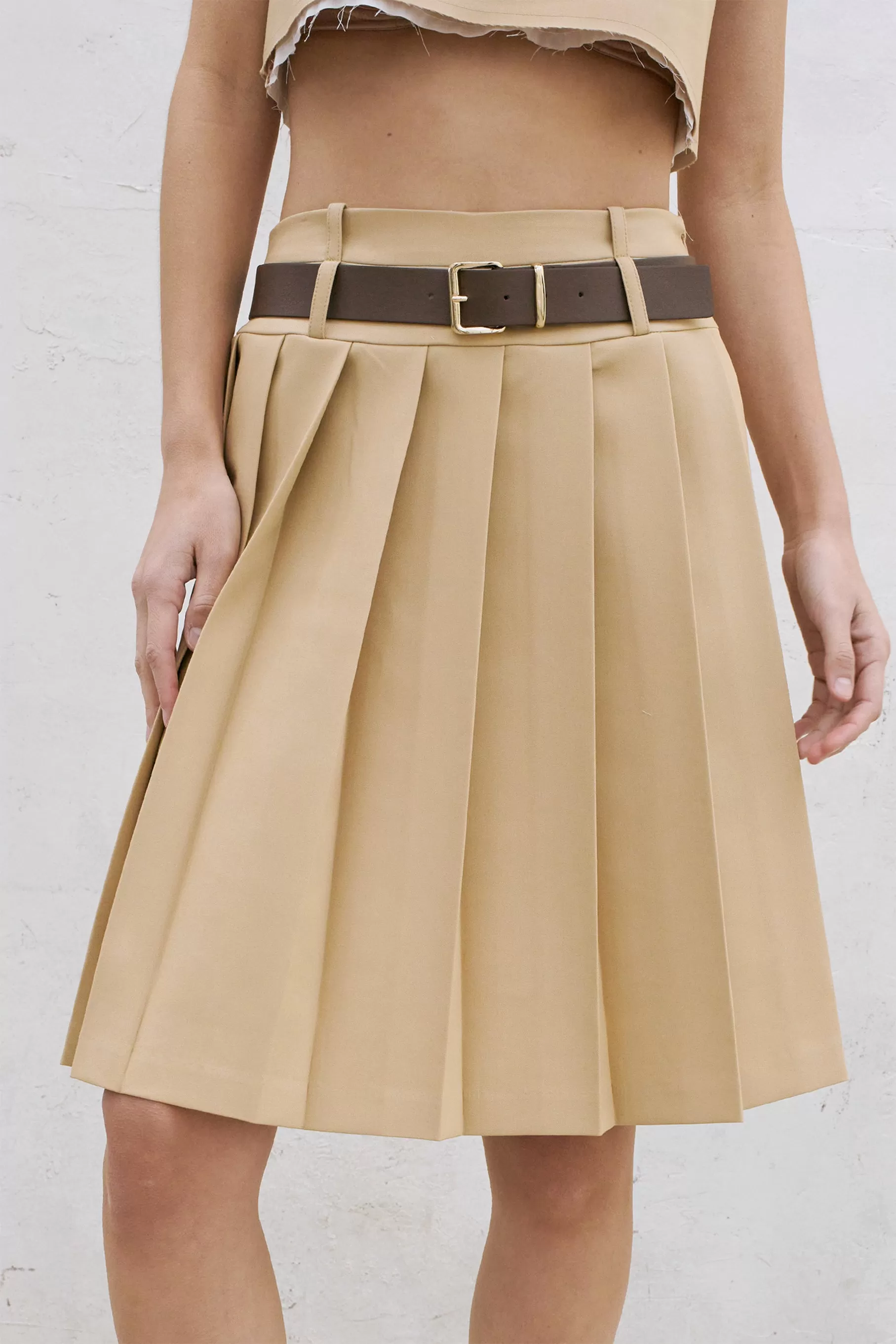 Lavie Skirt, Beige