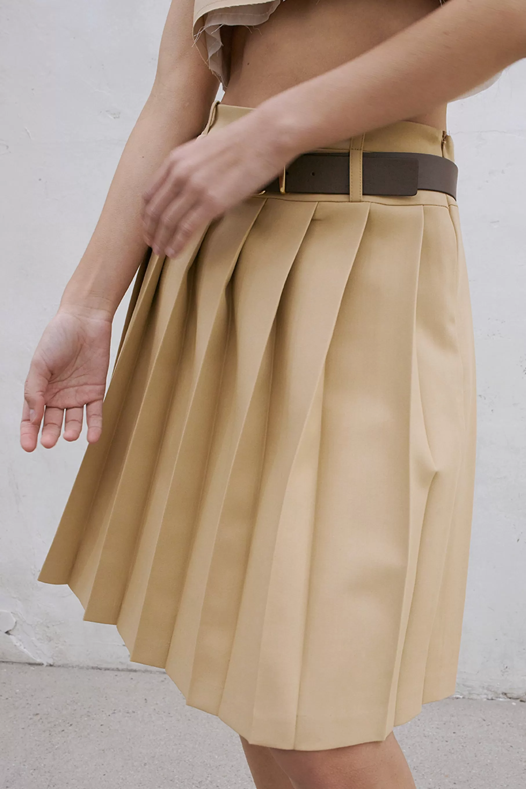 Lavie Skirt, Beige