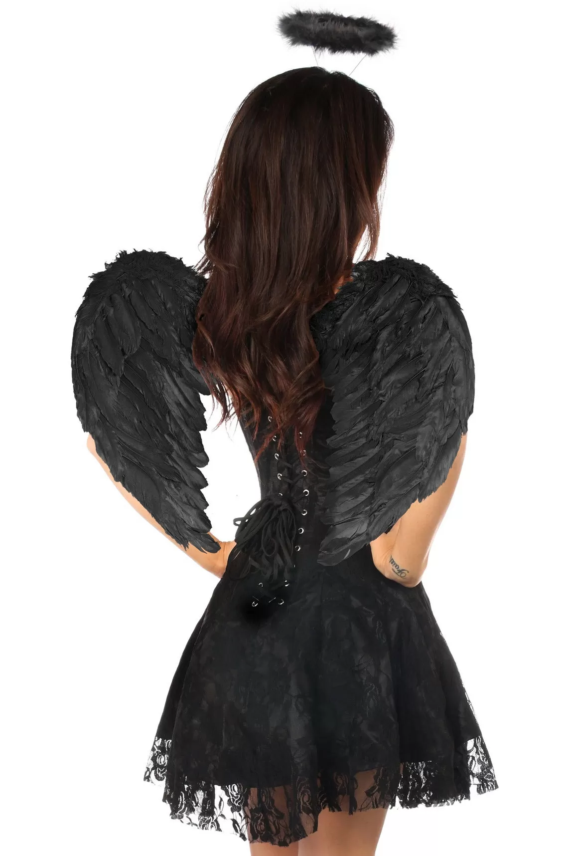 Lavish 3 PC Dark Angel Corset Dress Costume