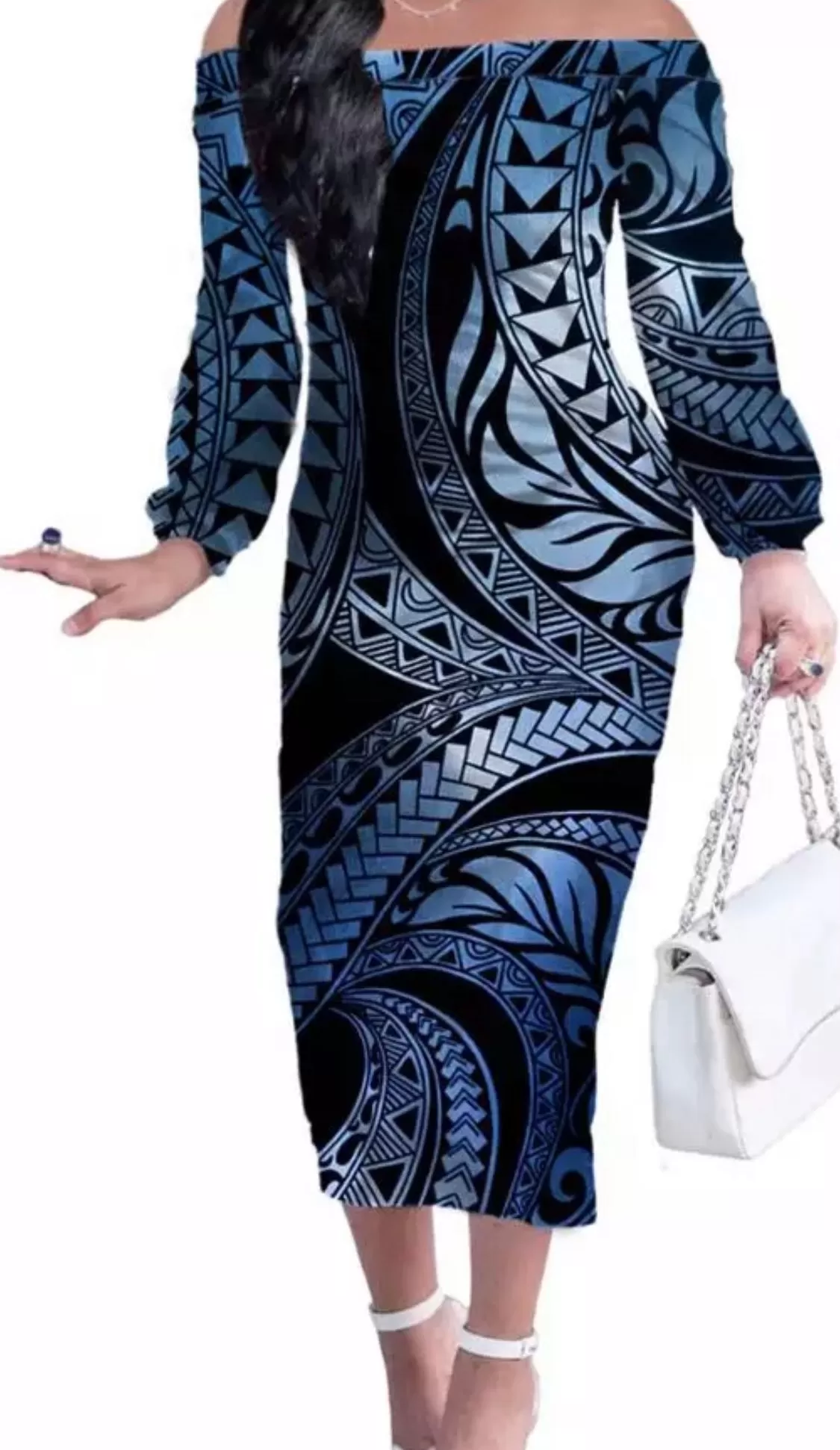 Lole Blue Tribal  Dress