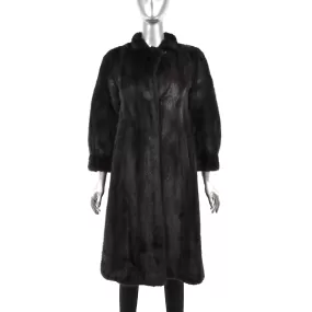 Mahogany Mink Coat- Size XXS