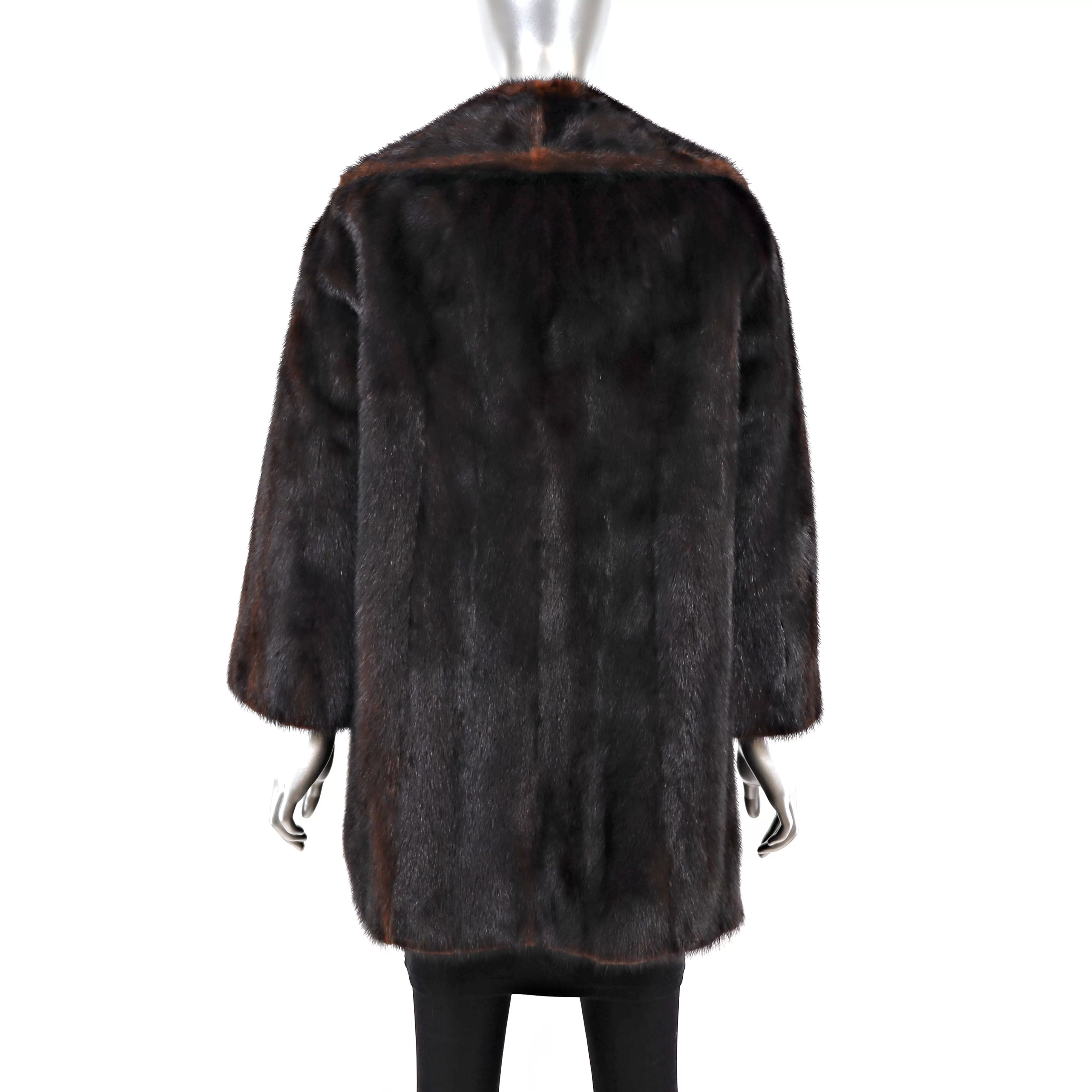 Mahogany Mink Jacket- Size L