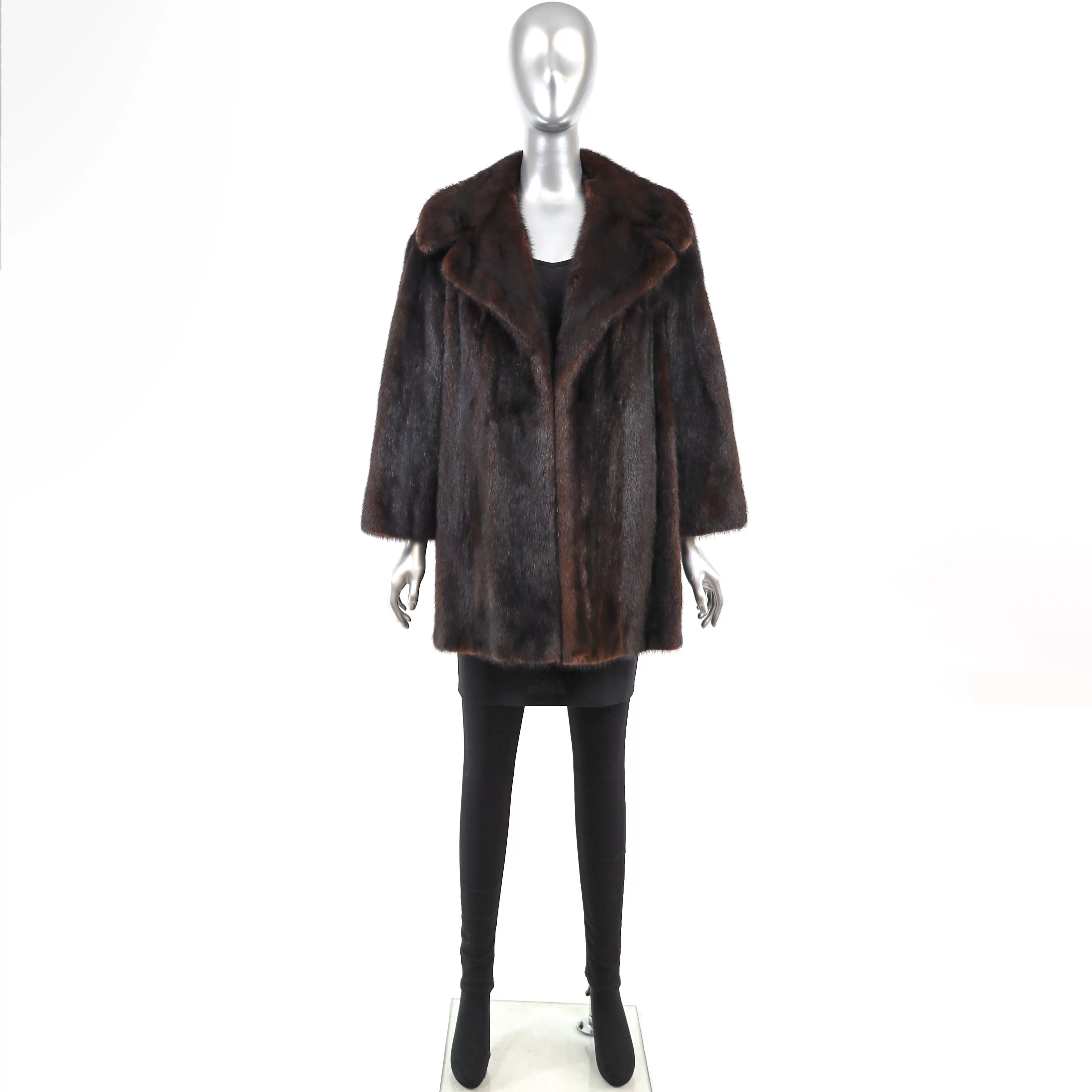 Mahogany Mink Jacket- Size L