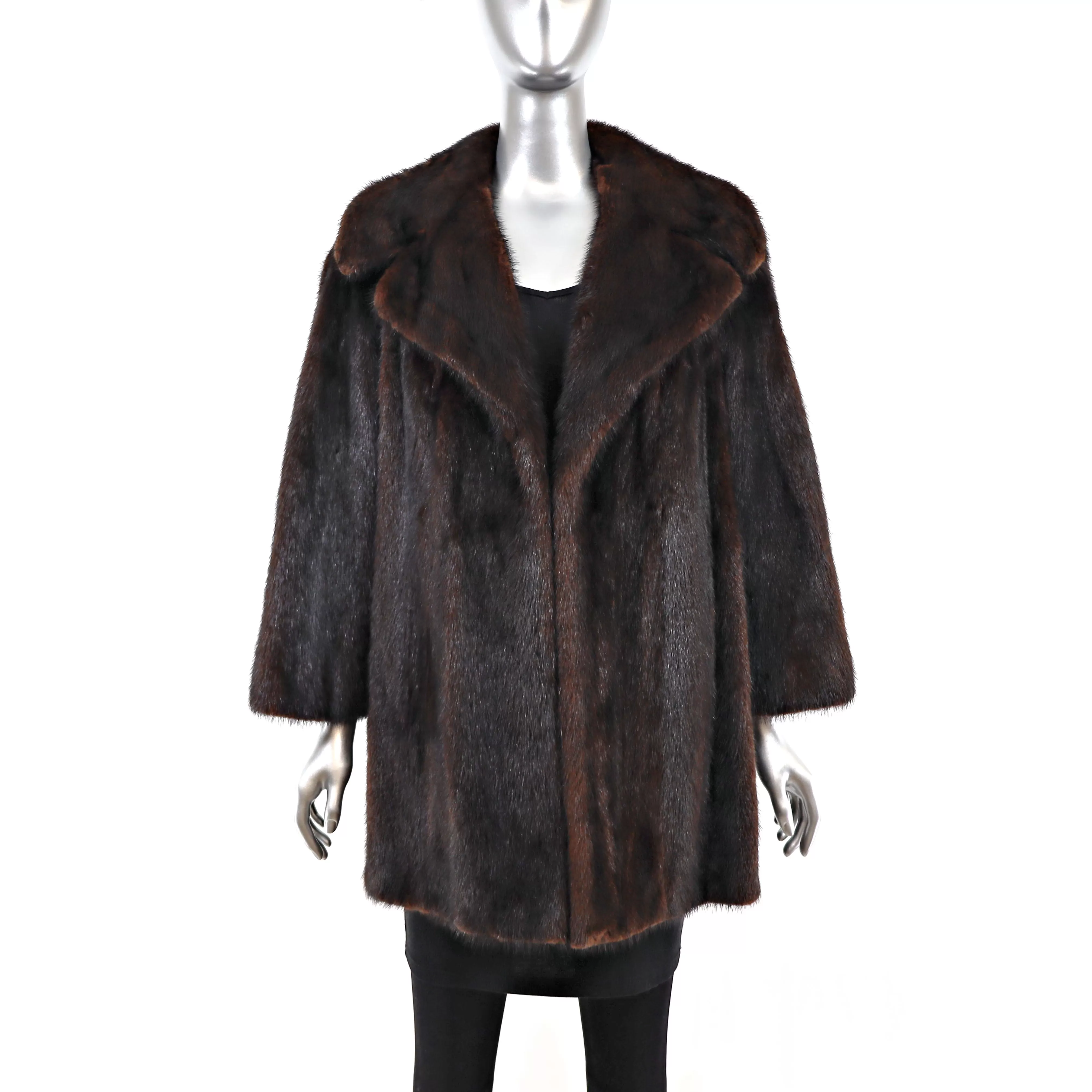 Mahogany Mink Jacket- Size L