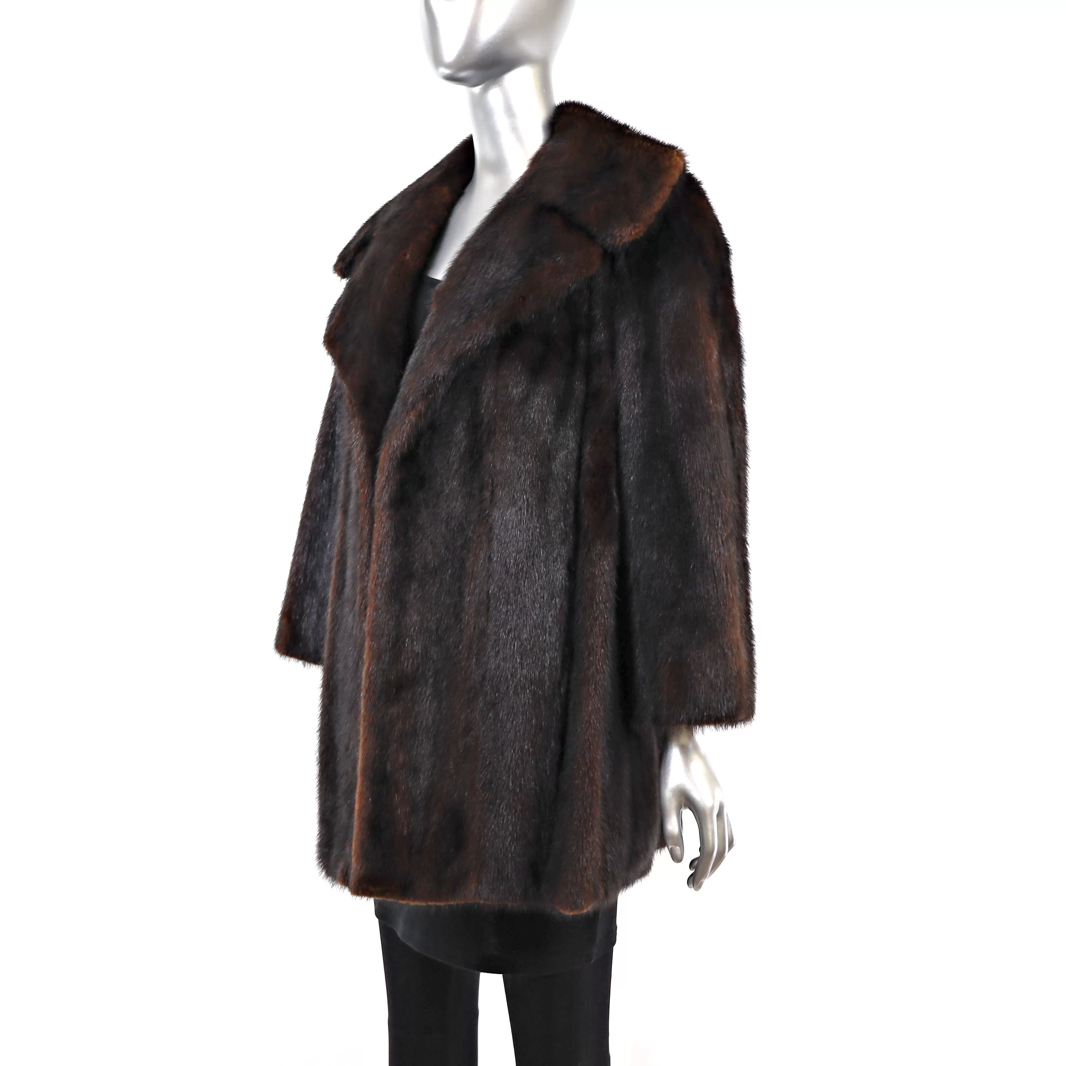 Mahogany Mink Jacket- Size L