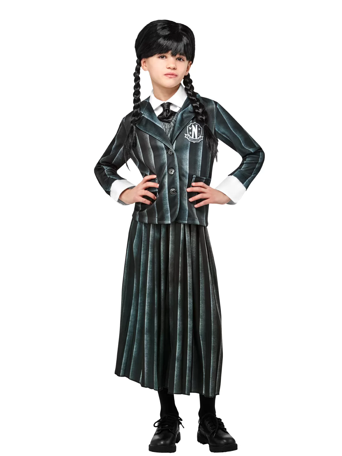 Nevermore Academy Deluxe Black Costume for Kids - Wednesday (Netflix)