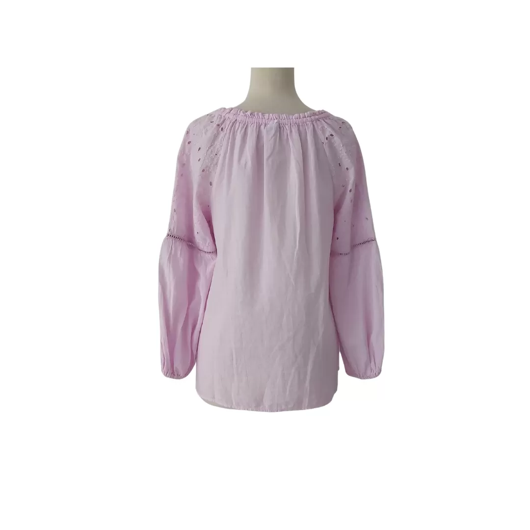 Old Navy Lilac Peasant Blouse | Pre Loved |