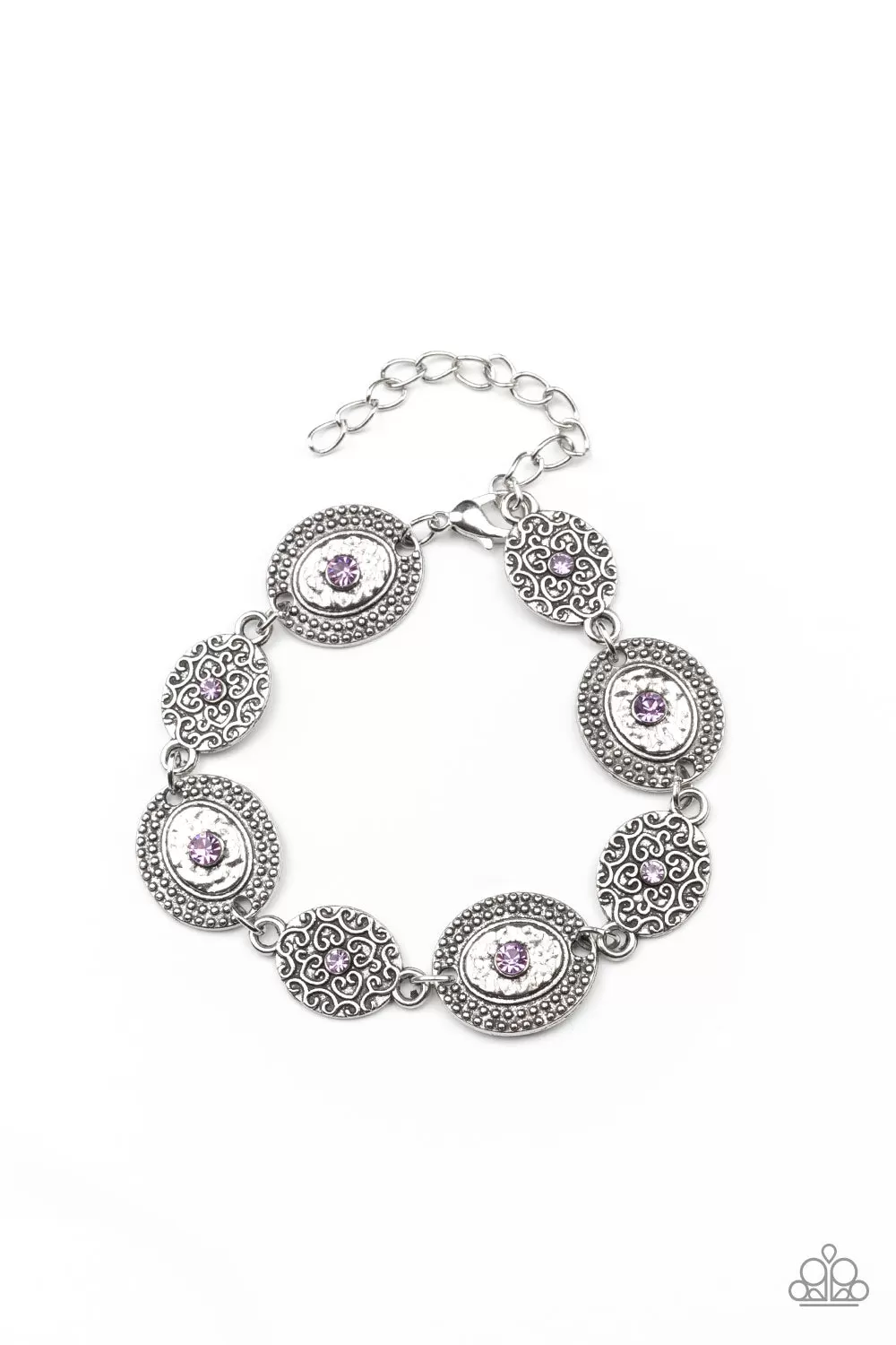 Paparazzi Bracelet ~ Secret Garden Glamour - Purple