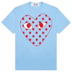 Pastelle Polka Dot Logo T-Shirt - Blue