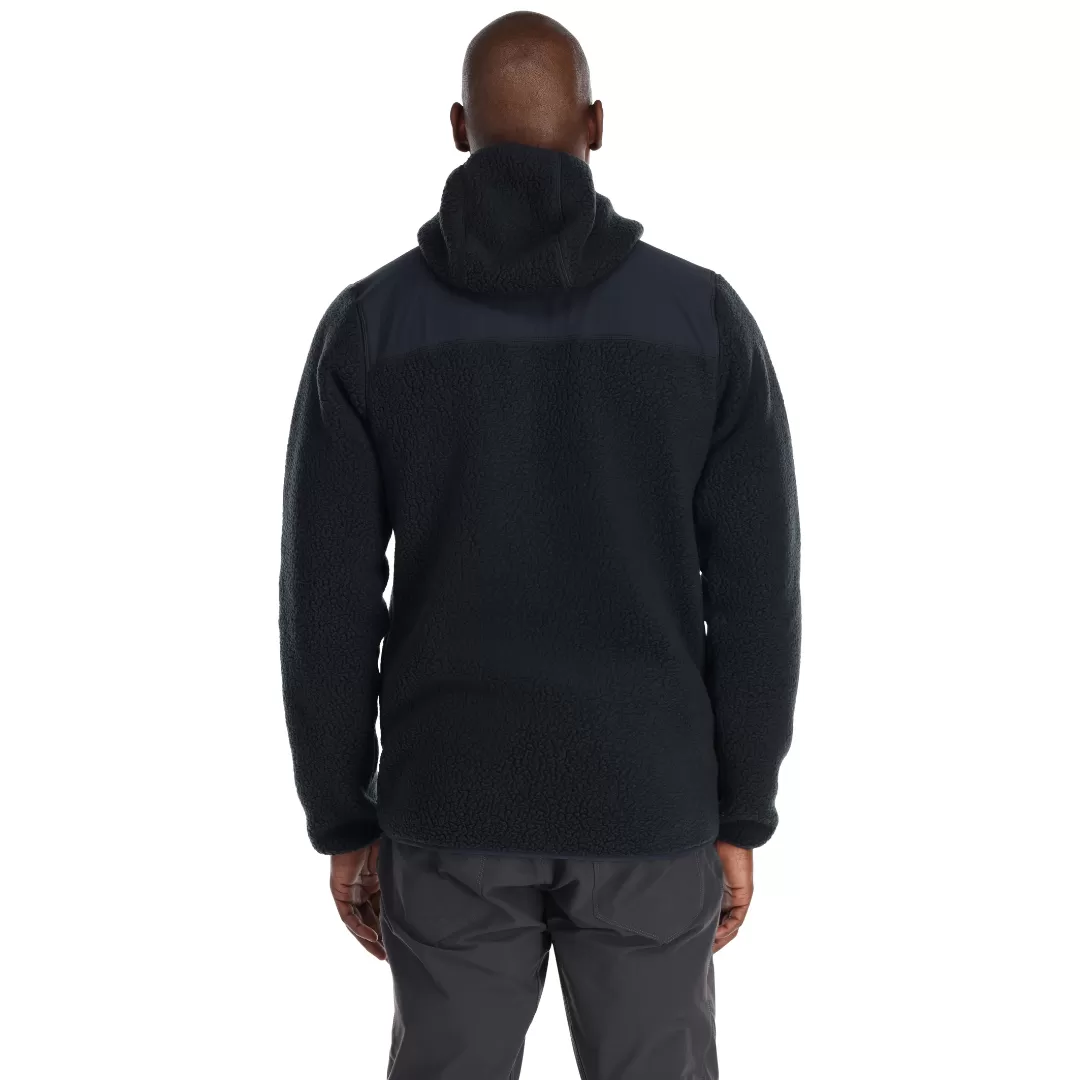 Rab Men's Outpost Full Zip Hooded Fleece (Beluga)