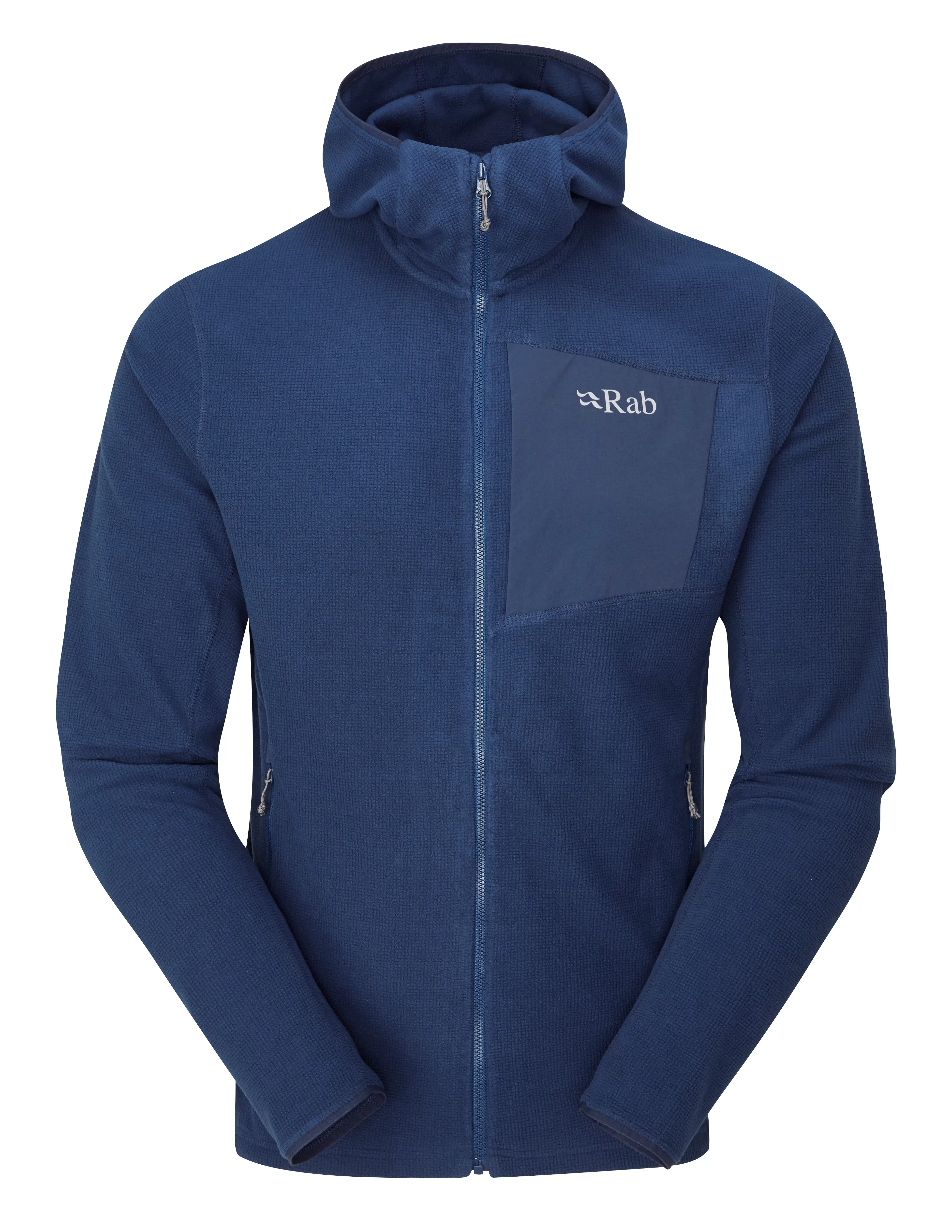 Rab Men's Tecton Full Zip Hooded Fleece (Deep Ink)