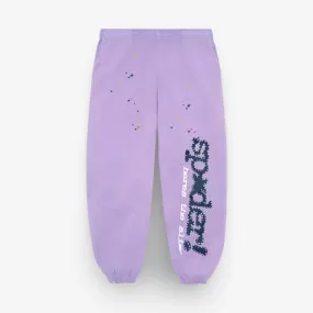 Sp5der 'P*NK V2' Sweatpants Acai Purple SS23