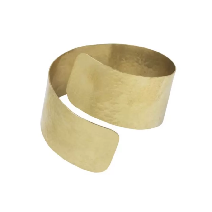 Swirl Brass Cuff