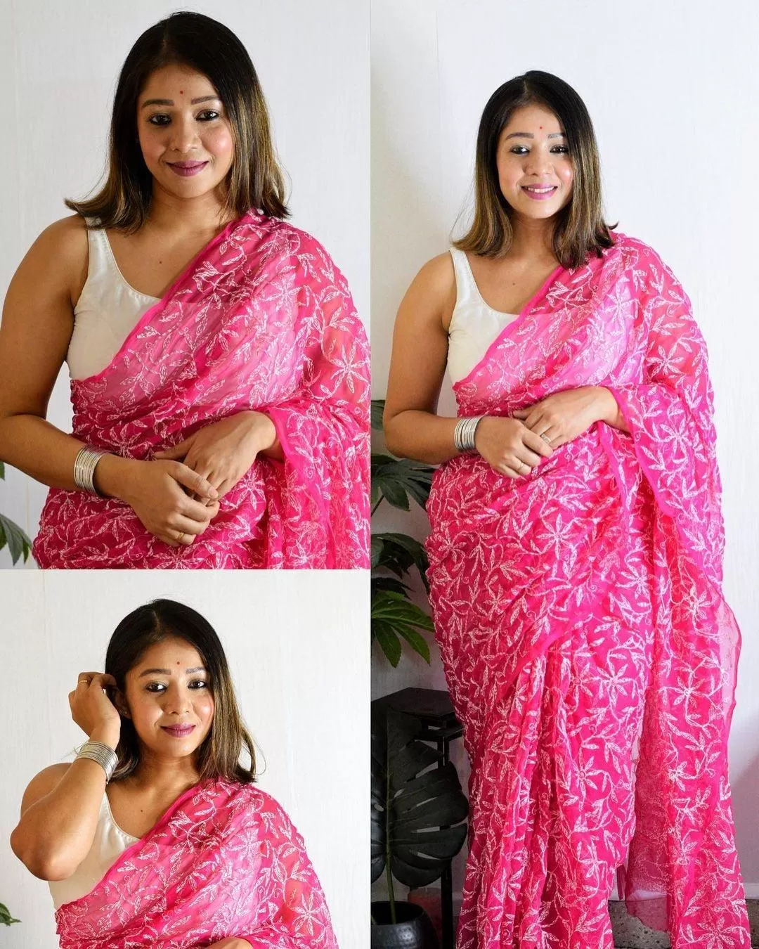 Tepchi Chikankari Sarees