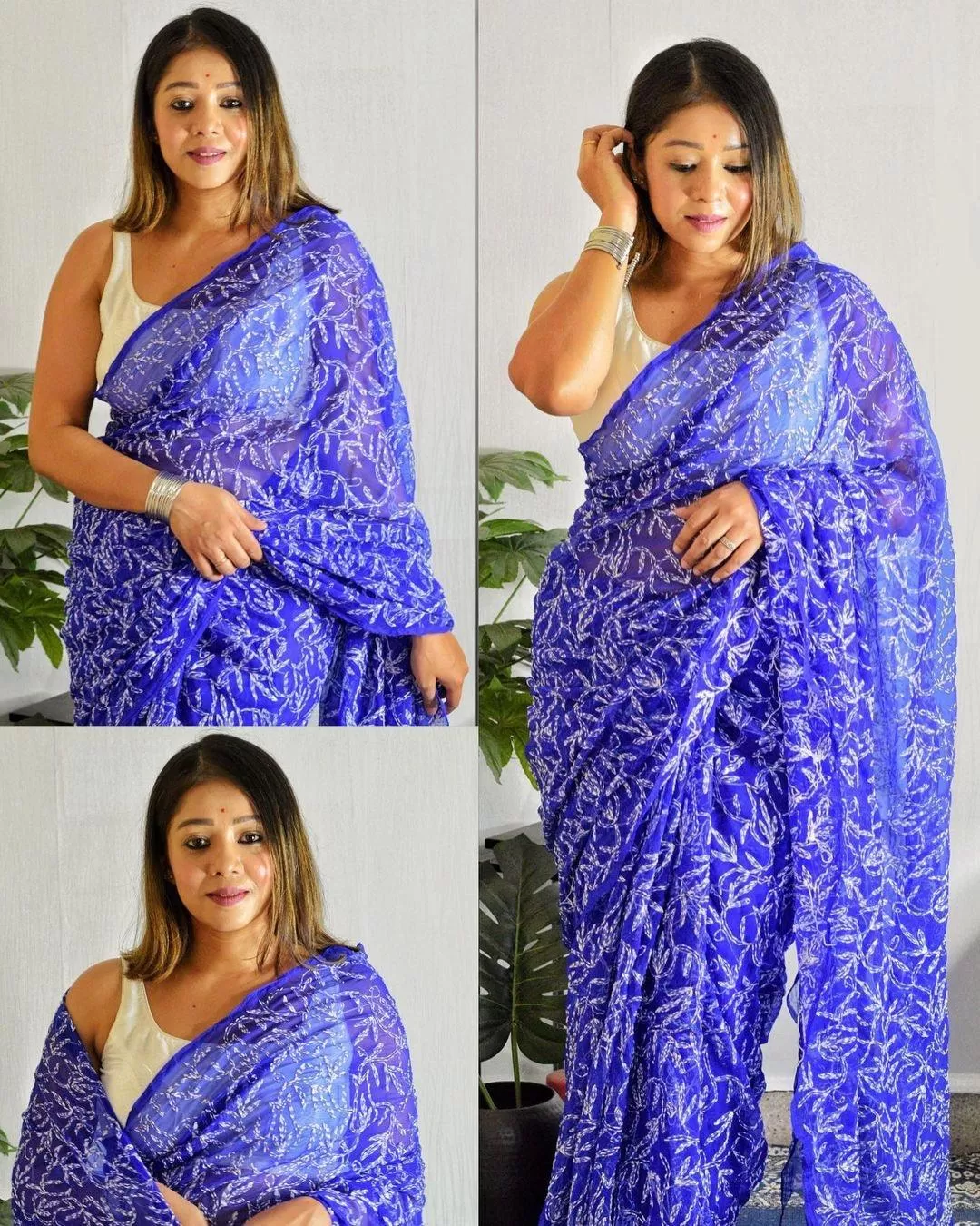 Tepchi Chikankari Sarees