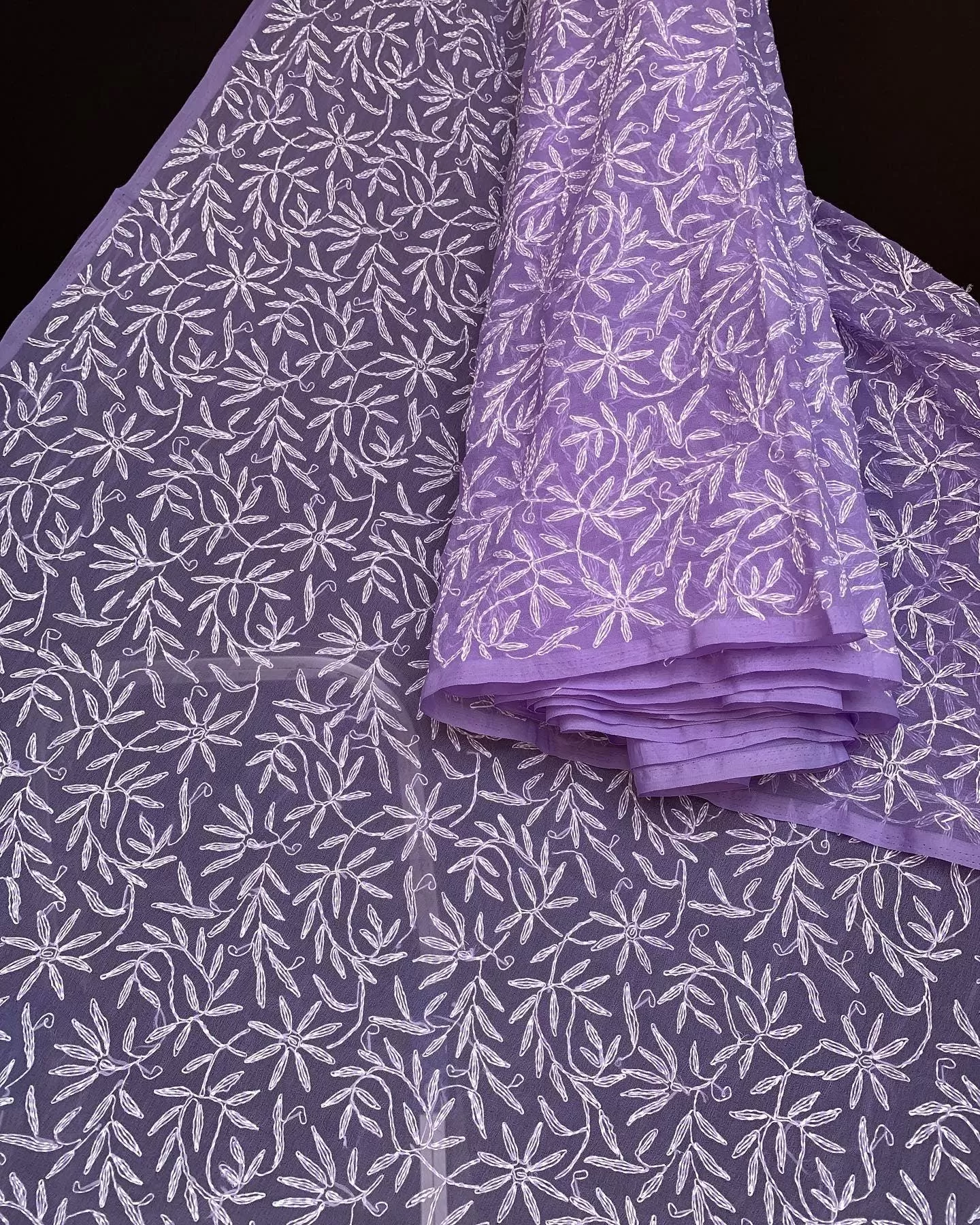 Tepchi Chikankari Sarees