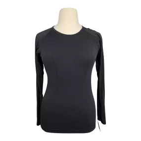 The Fit Equestrian Long Sleeve Training Shirt in Black - Women's Large