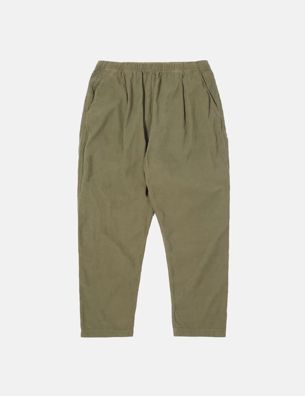 Universal Works Kyoto Work Pant (Cord) - Bright Olive Green