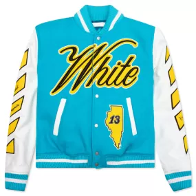 Vars World Leather Jacket - Turquoise