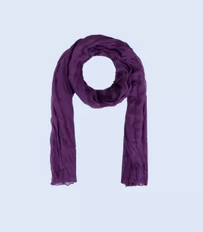 WA0842-PURPLE-Scarf For Women